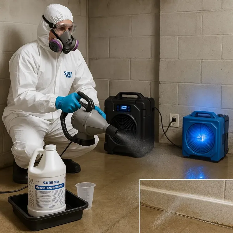 Sanitization and Odor Removal process in Woodway, TX