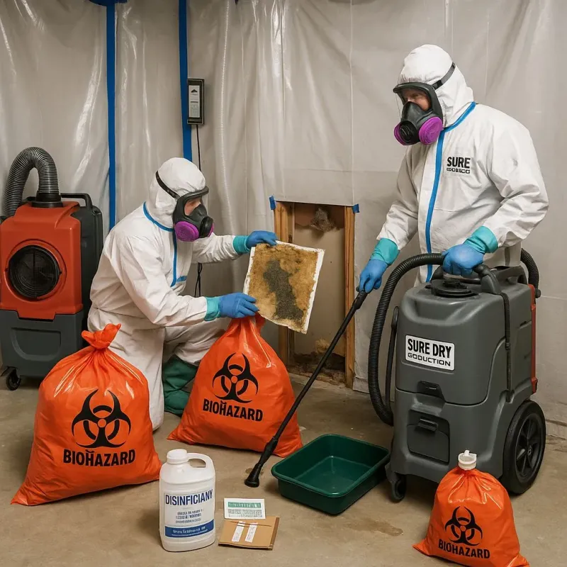 Contaminated Water Handling Protocols process in Woodway, TX